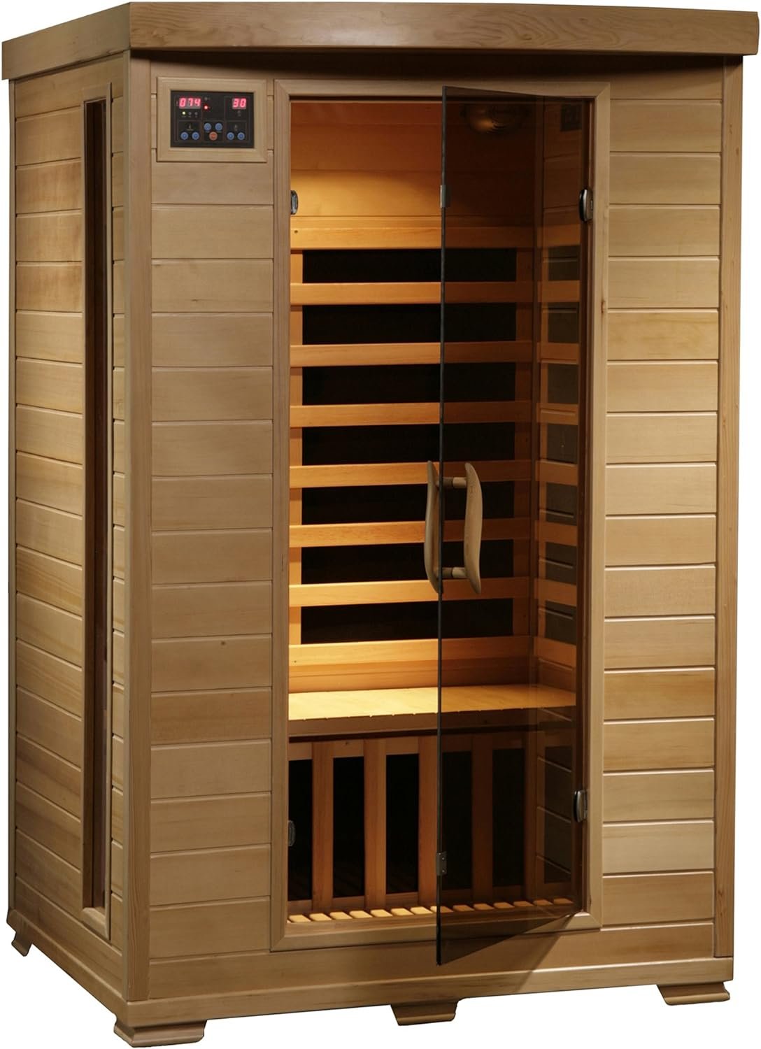 HEATWAVE Radiant Saunas 2-Person Hemlock Infrared Sauna Review